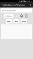 Text Multiplier For WhatsApp پوسٹر