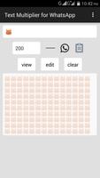 Text Multiplier For WhatsApp captura de pantalla 2