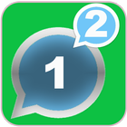2 whatsapp account pro guide-icoon