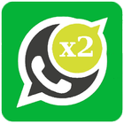 Dual WhatsApp أيقونة