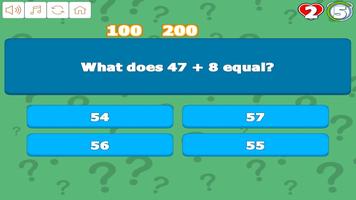 Grade 3 Math Trivia imagem de tela 1