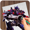How to Draw Transformers Fast
