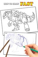 How to Draw Transformers Fast poster