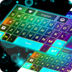 ”Sparkling keyboard neon light