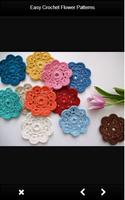 Easy Crochet Flower Patterns Affiche