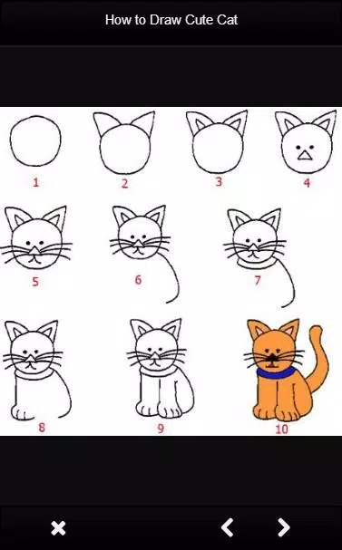 COMO DESENHAR UM GATINHO FACILMENTE 