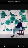 Paper Flower Wall Decor الملصق