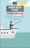 Fishing Hook 2D Game - catch the shark fish screenshot 3