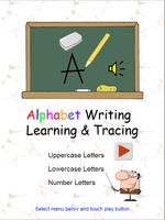 Alphabet Writing Learning ABC poster
