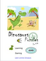 dinosaurussen puzzels kindje-poster