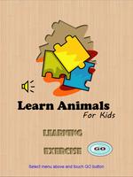 Learn Animals For Kids Affiche