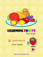 Learning Fruits For Kids โปสเตอร์