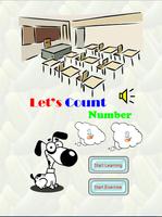 Let's Count Number For Kids Affiche