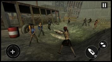 Zombie Simulator 3D Apocalypse تصوير الشاشة 2