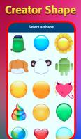 برنامه‌نما Emoji Creator : Smileys & Stickers Maker emoticons عکس از صفحه