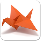 Origami step by step icon