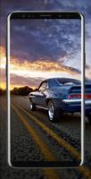 Muscle Car Wallpaper - SMOODY WALLPAPER Affiche