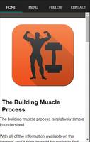 Muscle Gain Building Workout Affiche