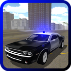 Muscle Police Car Driving icon