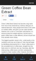 Green Coffee Bean Extract capture d'écran 3