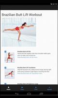 Brazilian Butt Lift Workout Plakat