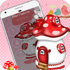 Cute Mushroom  password  LOCK SCREEN آئیکن