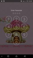 Cute Mushroom  password  LOCK SCREEN اسکرین شاٹ 1