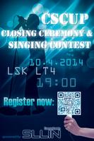 CSCUP Singing Contest 2014 poster