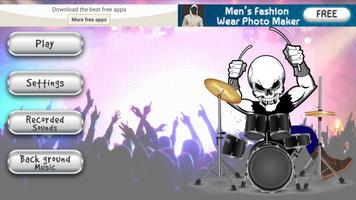 Rock Drums - Classic Band Game پوسٹر