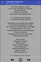 Amistades Peligrosas Musica Letras captura de pantalla 2