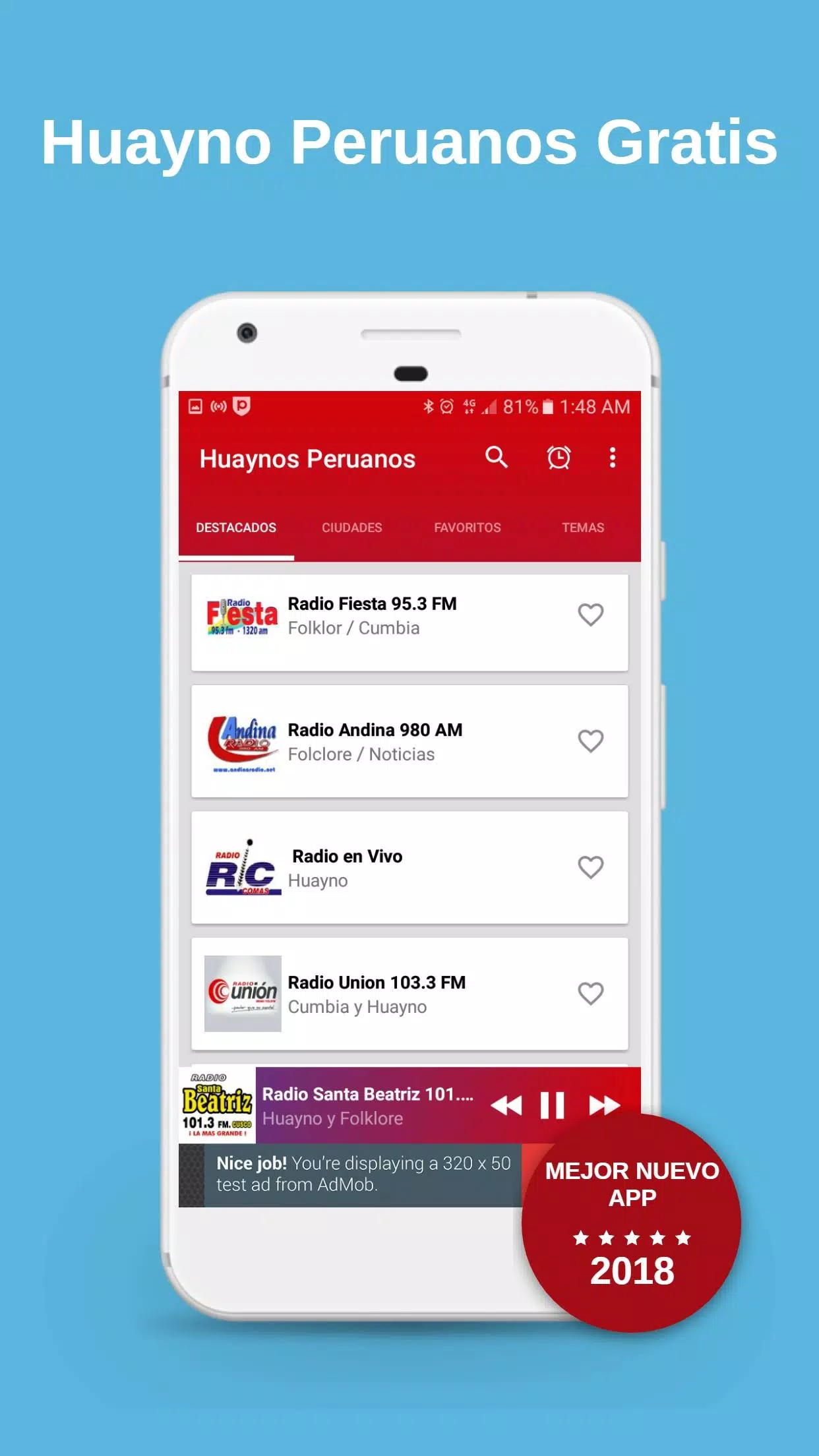 Descarga de APK de Huaynos Peruanos para Android