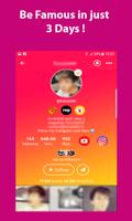 Famous on Musically Likes & Fans Booster Simulator Affiche