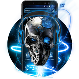 Musical Metallic Skull Theme أيقونة