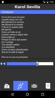 Karol Sevilla música letras screenshot 2