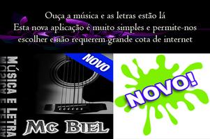 ê Lêtras Mc Biel Música plakat