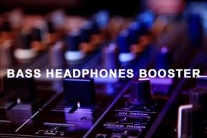 Bass Headphones Booster Plakat