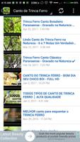 CANTO DE TRINCA FERRO скриншот 2
