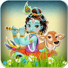 Lord Krishna wallpaper & Flute Ringtone HD 2018 icône