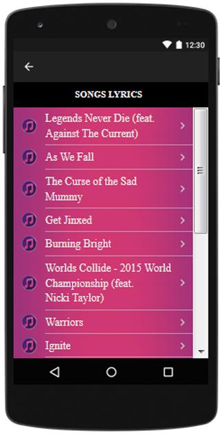 Ost League Of Legends Songs And Lyrics Hits For Android Apk Download