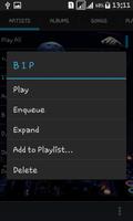 Blackplayer music mp3 player स्क्रीनशॉट 1