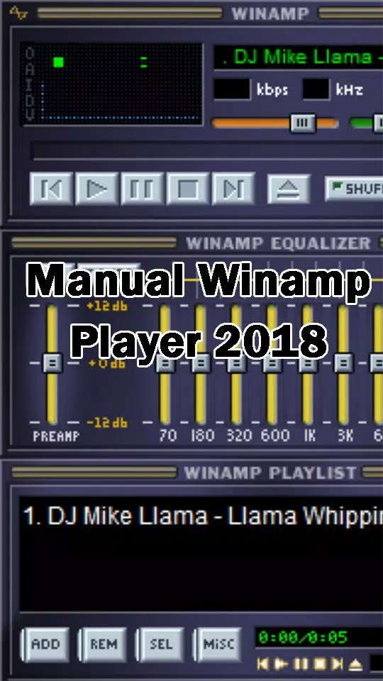 Manual Winamp MP3 2018 APK for Android Download