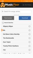 Musicpleer - Free Online Music App capture d'écran 1