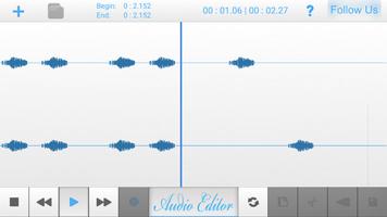 Audio Editor स्क्रीनशॉट 1