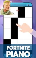 Fortnite Piano Game Affiche