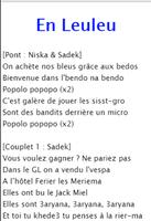 Lyrics Sadek feat. Niska - En leuleu screenshot 1