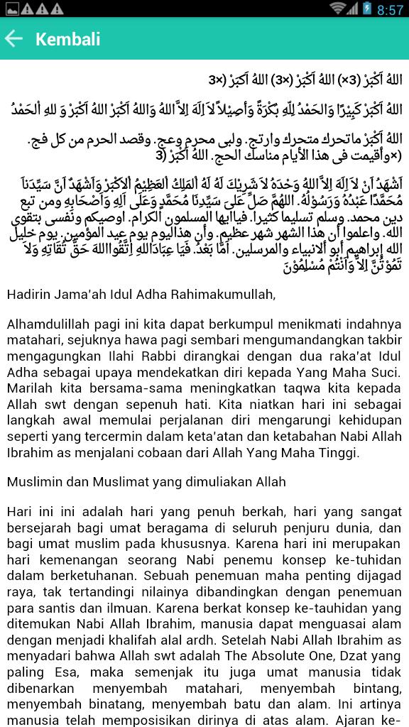 Khutbah Idul Fitri dan Idul Adha for Android - APK Download