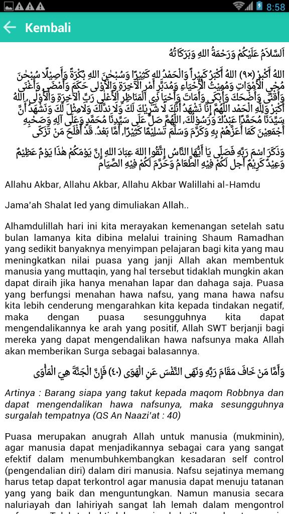Khutbah Idul Adha 2021 Ringkas Android için Khutbah Idul Fitri dan Idul Adha - APK'yı İndir
