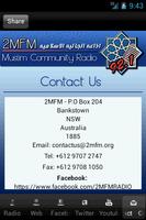 Muslim Community Radio 2MFM screenshot 2