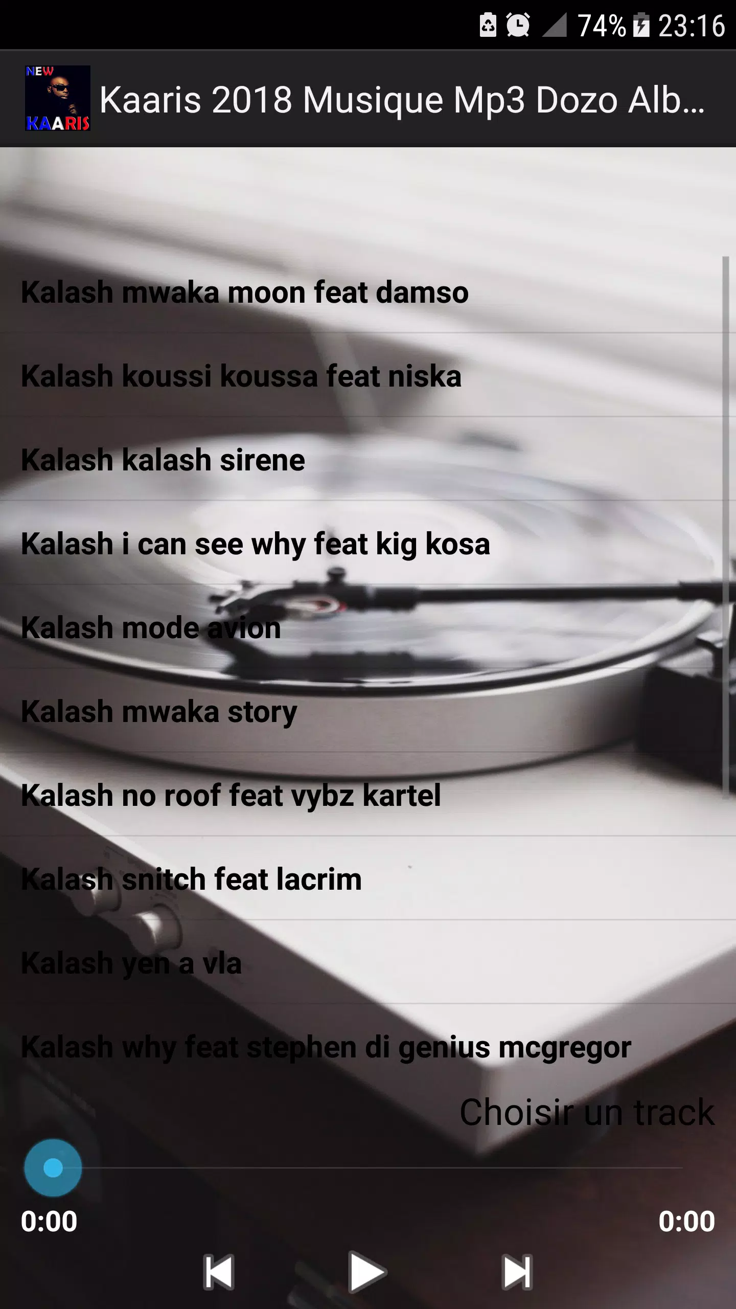 Kaaris 2018 Musique Mp3 APK pour Android Télécharger