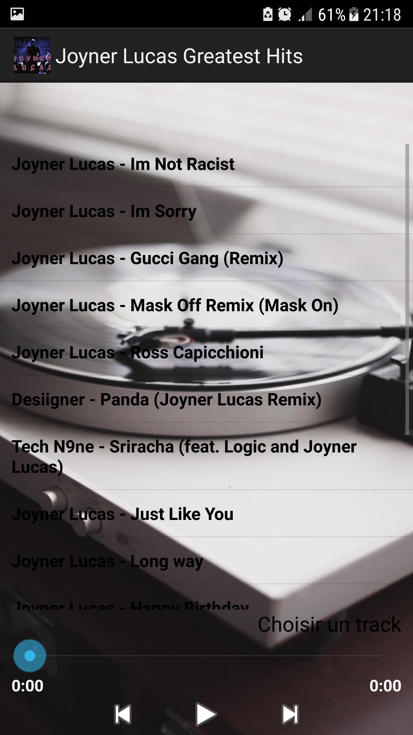Joyner Lucas 2018 Music Mp3 APK for Android Download